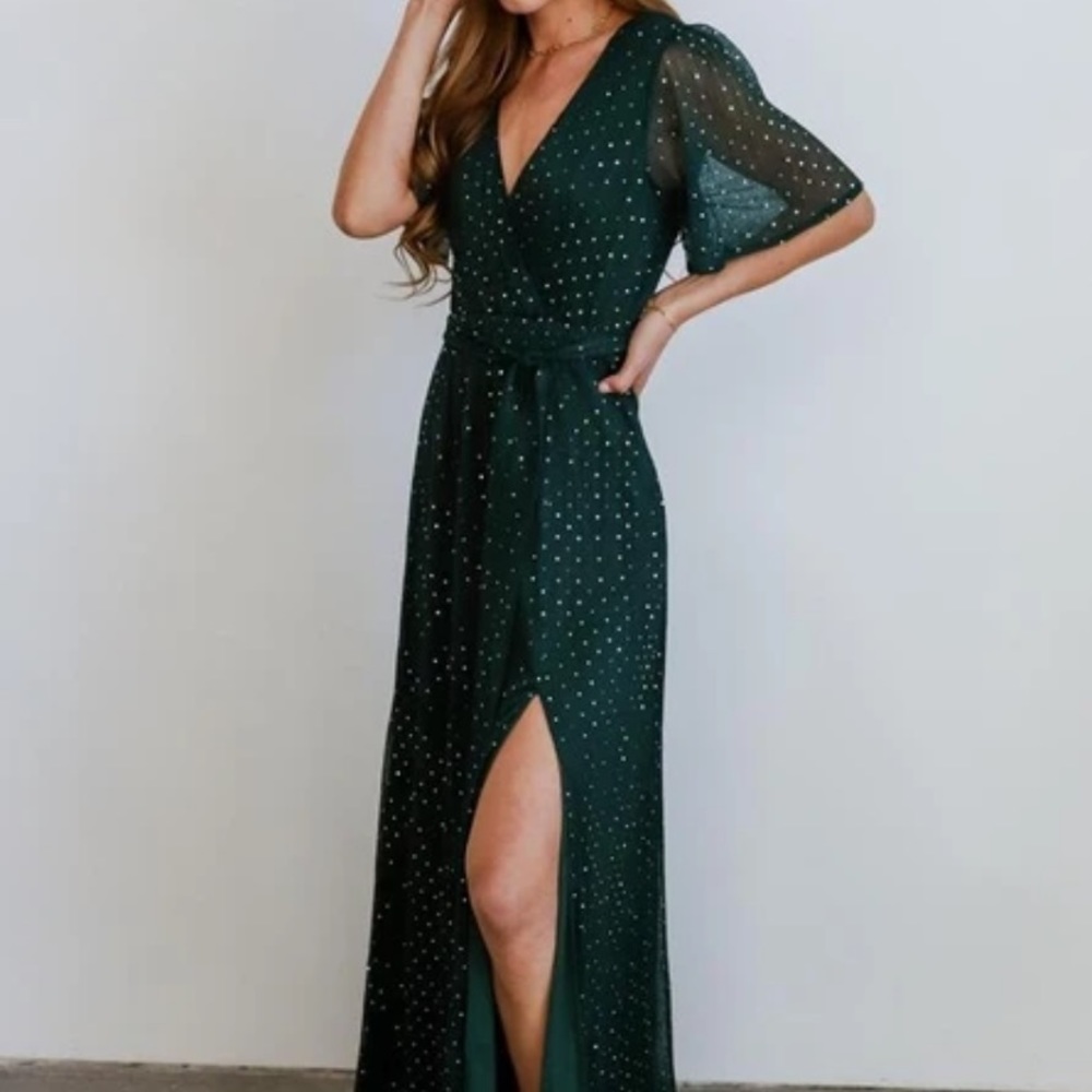 Baltic Born XL Emerald green “Grave Sparkle Gown”